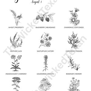 Afdrukbaar Lughnasadh • Lammas heidense muurkunst • Witchy Sabbat digitale download • Decor oogstheks