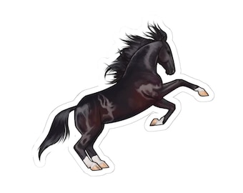 Famous Horses- Totilas, Dressage Horses, Dressage Enthusiast, Horse Art, Horse Lover, Equestrian, Sticker, Laptop, Scrapbooking, vinyl