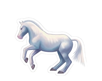 Horses in Motion- Pirouette, Horse Art, Horse Lover, Equestrian, Sticker, Laptop, Scrapbooking, vinyl, Dressage