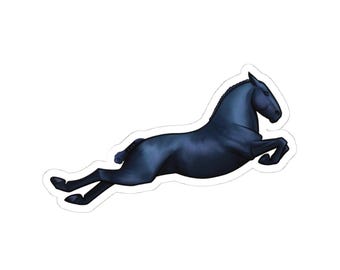 Horses in Motion- Capriole, Horse Art, Horse Lover, Equestrian, Sticker, Laptop, Scrapbooking, vinyl, Dressage
