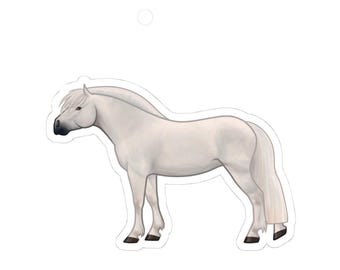 Fjord Horse- Yellow Dun, Horse Art, Horse Lover, Equestrian, Sticker, Laptop, Scrapbooking, vinyl