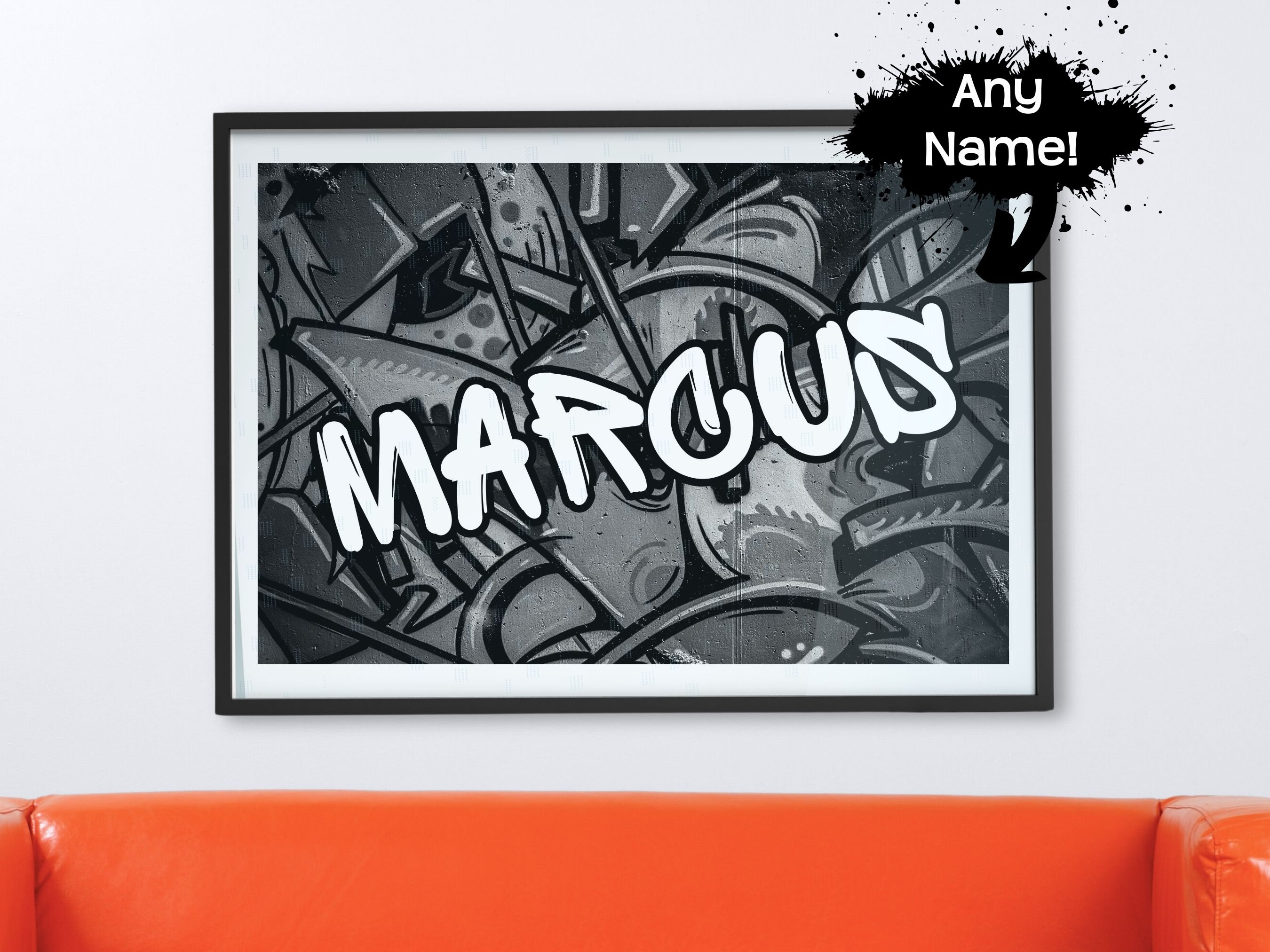 ESOWシルクスクリーンポスター BLACK 額付き graffiti ESOWシルクスクリーンポスター BLACK 額付き graffiti ESOWシルク