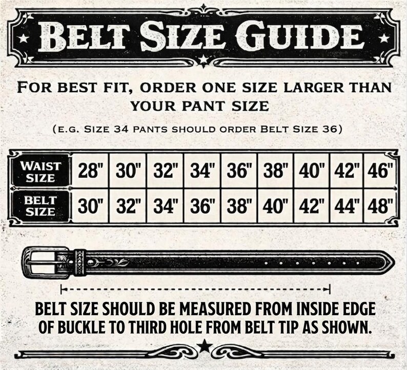 Handmade Western Leather Belt for Men Embossed Tooled Strap Genuine Full Grain Leather No Buckle Men’s Cowboy Rodeo Engraved Belt Strap 1.5" image 2
