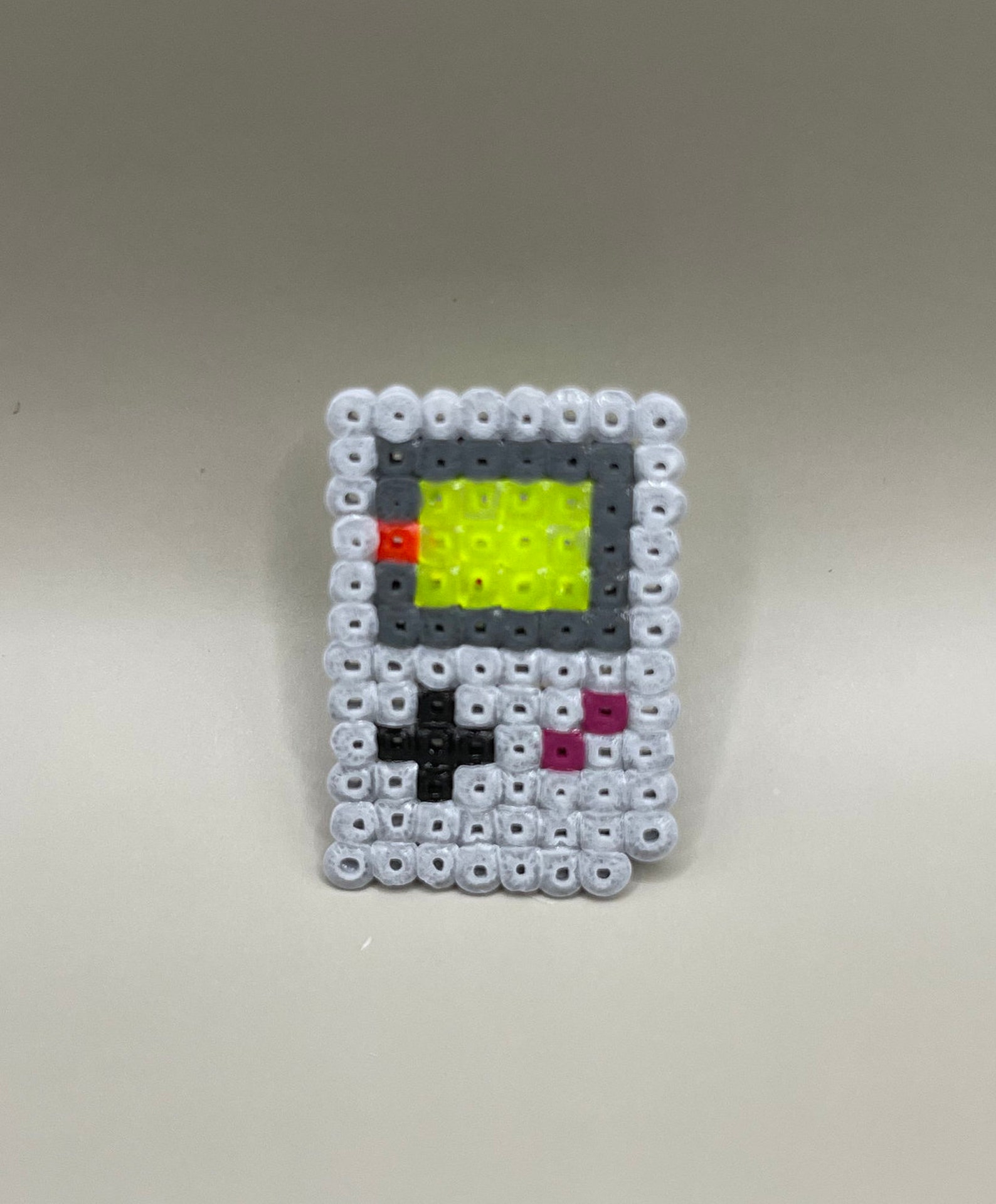 Gameboy Fridge Badge Perler/hama Beads Pixel Art Etsy