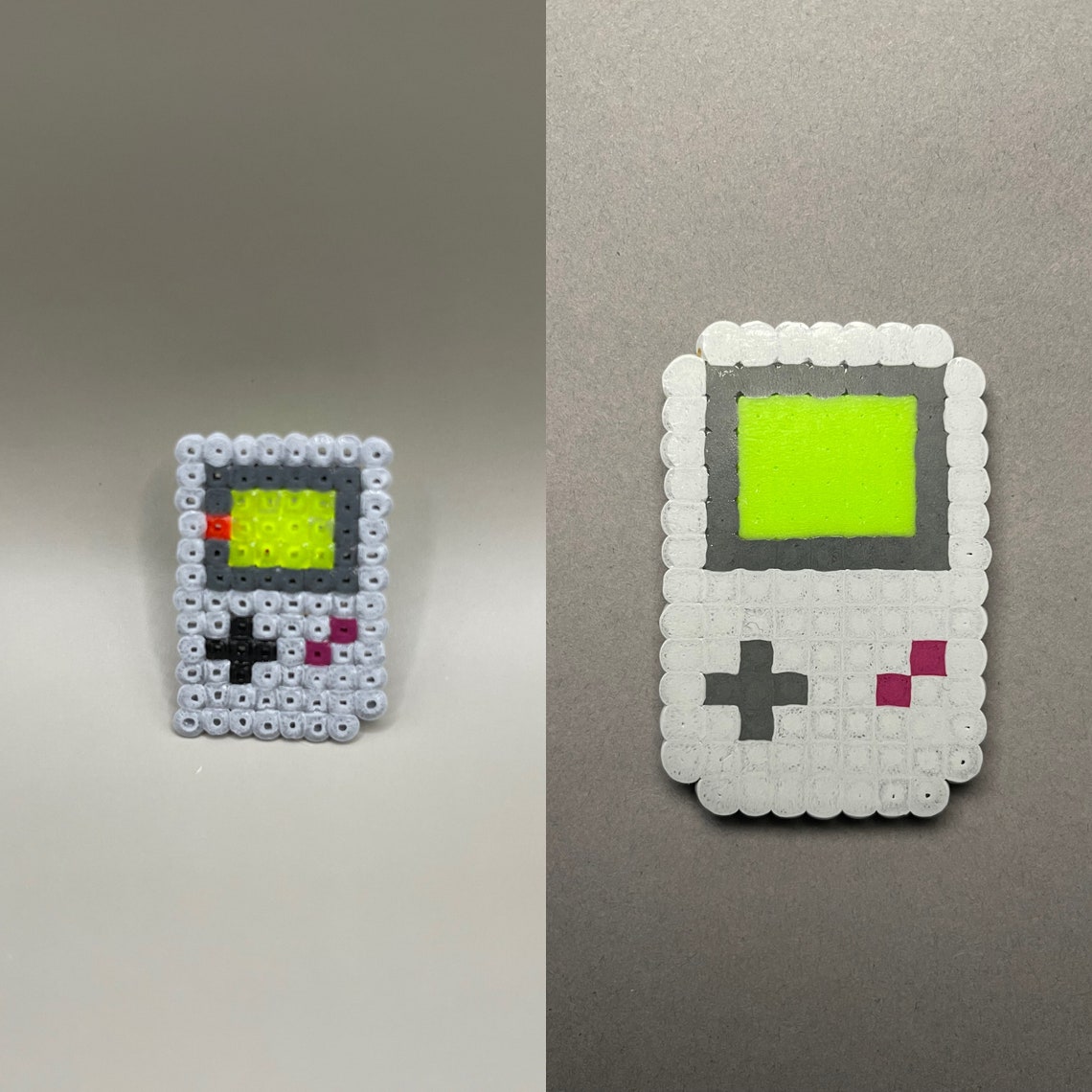 Gameboy Fridge Badge Perler/hama Beads Pixel Art Etsy