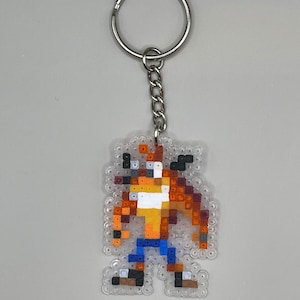 Crash Bandicoot Themed Keyring/Magnet/Pin Badge