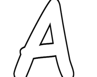 Alfabeto stampabile in maiuscolo a bolle pdf alfabeto completo e singole lettere in totale 27 pagine ABC Lettere Alfabeto stampabile ABC lettere maiuscole