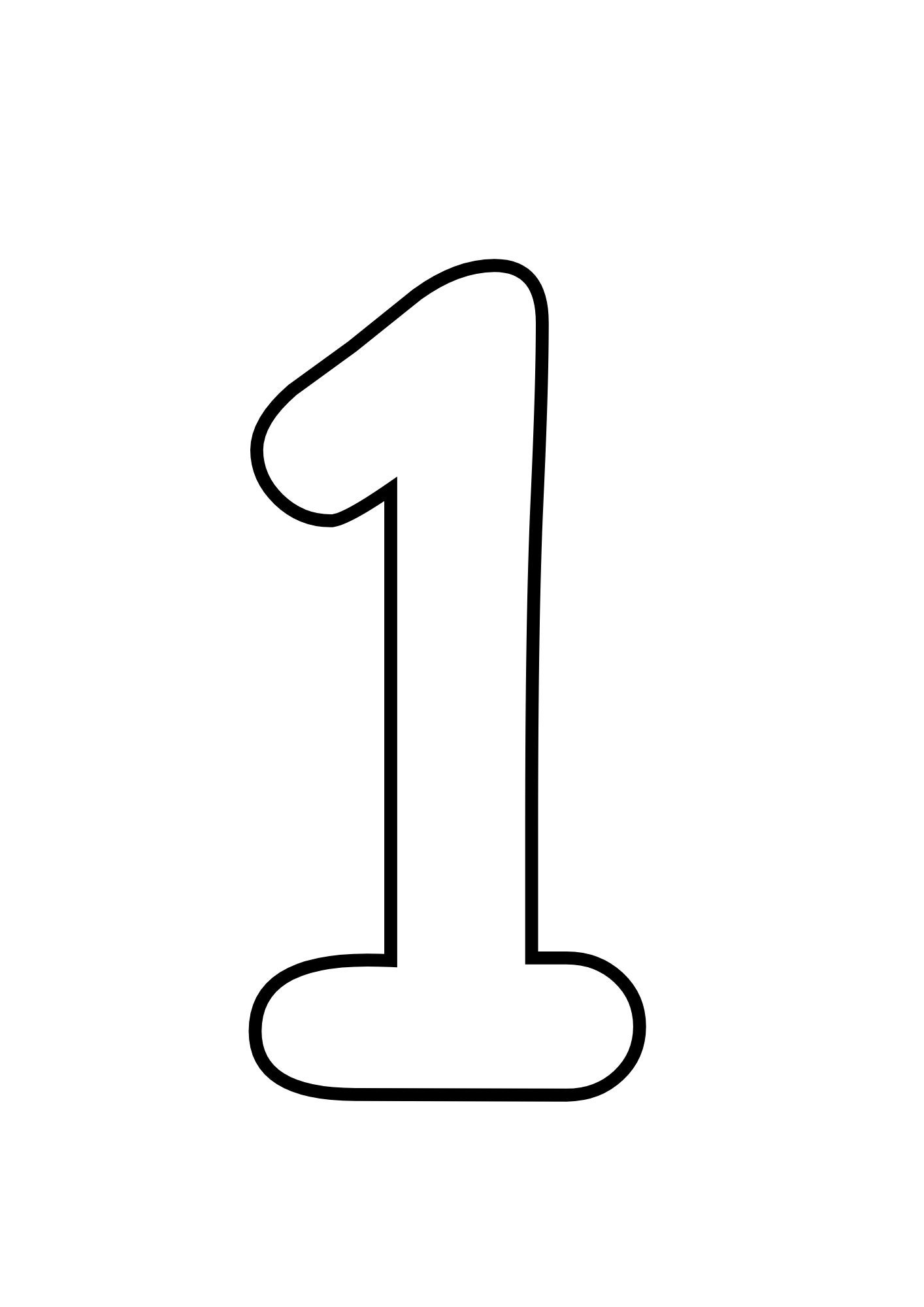 Printable Numbers Bubble A4 Pdf Numbers From 1-50 Total 65 Pages With