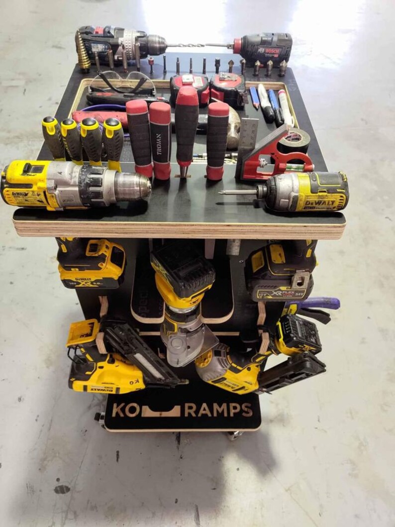 Office Storage Cart Mobile Tool Cart Workbench Etsy Australia