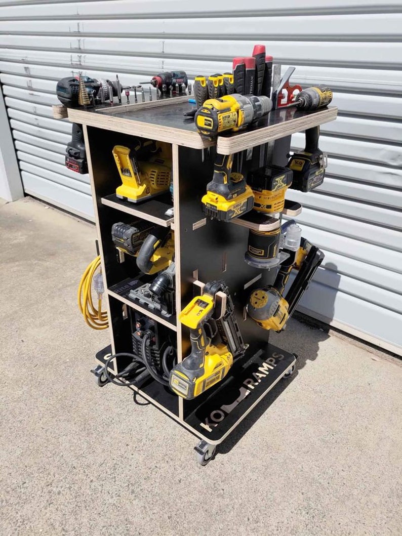 Office Storage Cart Mobile Tool Cart Workbench Etsy Australia