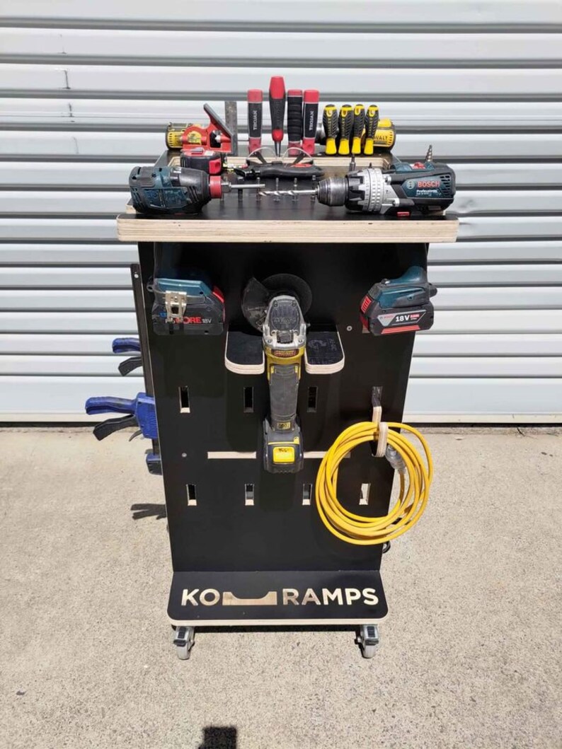 Office Storage Cart Mobile Tool Cart Workbench Etsy Australia