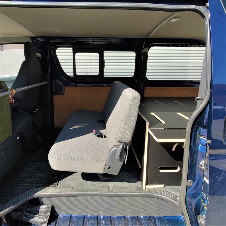 Toyota Hiace Fitout Van Bed With 2 Drawers Campervan Conversion Sleeping Platform for Camping