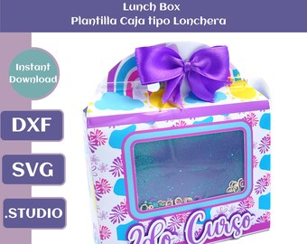 Template Lunch Box / caja lanchera decochevre