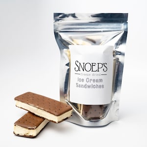 Freeze Dried Ice Cream Sandwiches |  FREE SHIPPING | Space Ice Cream | Astronaut Ice Cream | Freeze Dried Food | Food Storage |