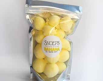 Freeze Dried Banana Taffy | FREE SHIPPING | Salt Water Taffy | Freeze Dried Candy | Space Food | Gluten Free | Kosher |