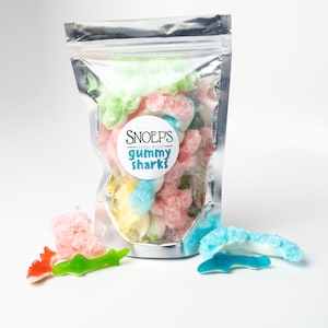 Freeze Dried Shark Gummy Candy | FREE SHIPPING | Gummy Shark  | Freeze Dried Candy | Space Food | Gluten Free |