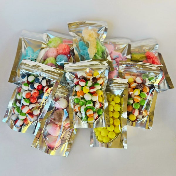 Freeze Dried Candy Sample Pack | 10 Unique Sample Size Bags or 4 Large Size Bags | FREE SHIPPING |