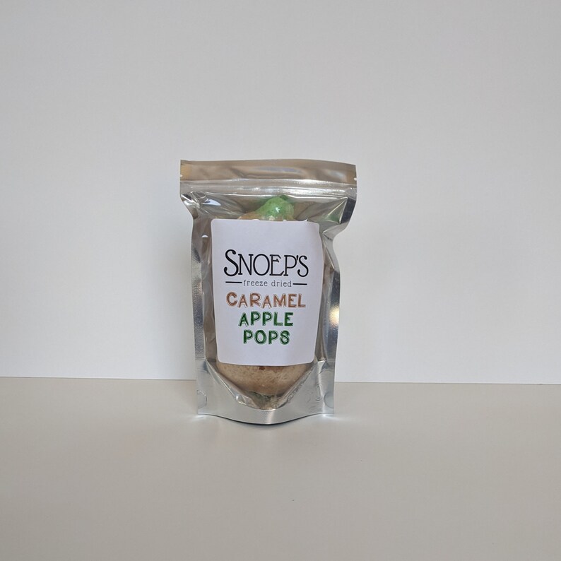 Freeze Dried Caramel Apple Suckers FREE SHIPPING Caramel Etsy