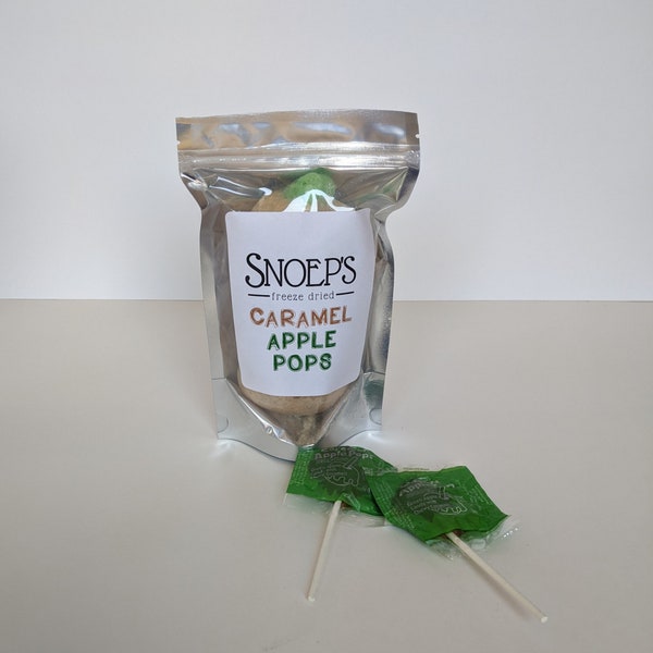 Freeze Dried Caramel Apple Suckers | FREE SHIPPING | Caramel Apple | Freeze Dried Candy | Space Food | Gluten Free |