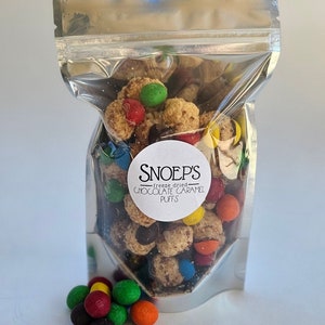 Freeze Dried Chocolate Caramel Puffs | FREE SHIPPING | Freeze Dried Candy | Space Food |