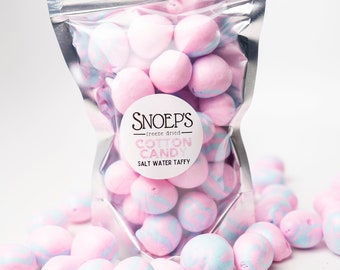 Freeze Dried Cotton Candy Taffy | FREE SHIPPING | Salt Water Taffy | Freeze Dried Candy | Space Food | Gluten Free |