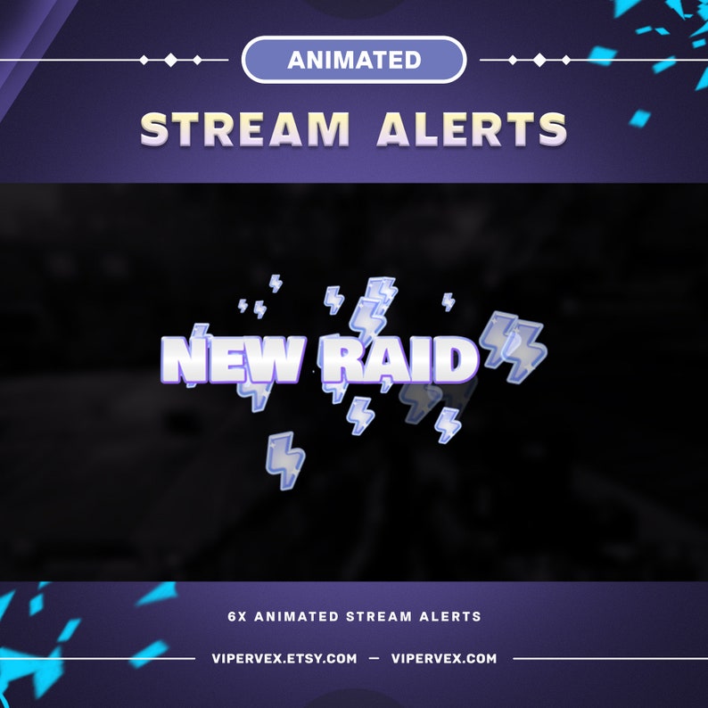 Animated Text Twitch Alerts: Stream Overlay (webm) - Etsy