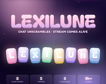 Streamelements Guess the Word Widget Twitch Chat Game Overlay Interactive Stream Tool