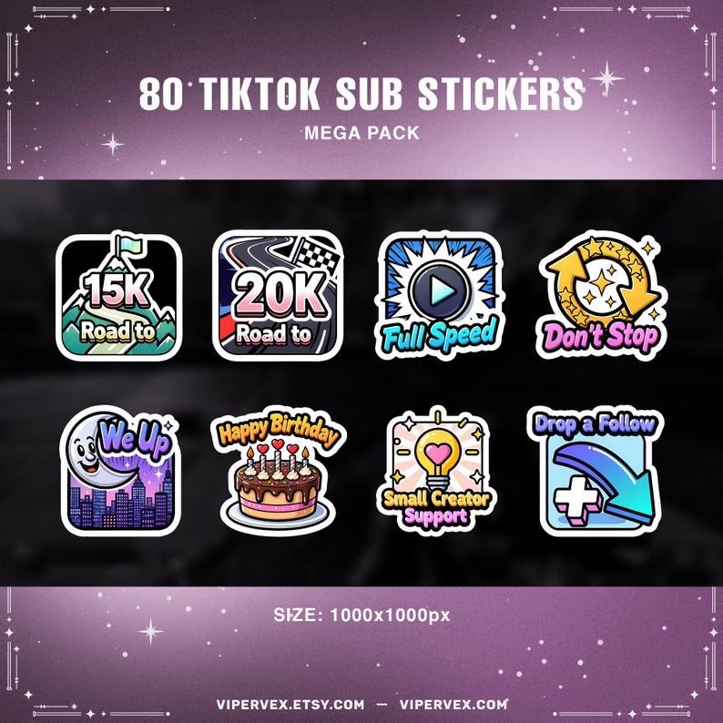 A preview image of the "Road to" stickers, showing the different goal milestones from 5K to 100K