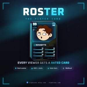 Widget de alerta de inscritos do Twitch, sobreposição de cartão de jogador de eSports, placar de espectadores para OBS Streamlabs StreamElements