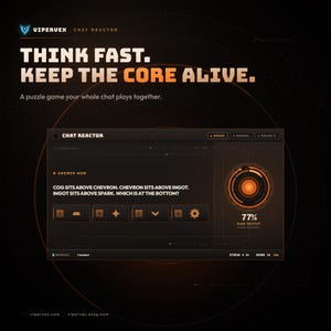 Twitch Chat-spelwidget, 10 pusselkärnor, livereaktoröverlägg, OBS StreamElements Kick YouTube