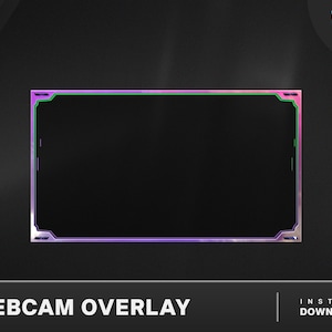 Pink Webcam Border For Twitch, Camera Border Twitch, Pink Webcam Overlay, Twitch Webcam Frame, Animated Webcam Pink, Twitch Layout