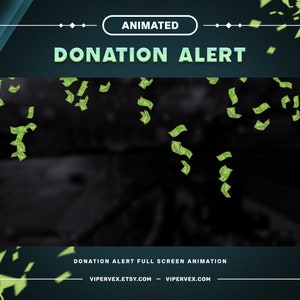 Dollars Donation Stream Alert, Dono Stream Alert, twitch alerts, twitch tv alerts, stream alerts, alert stream, sound alert twitch