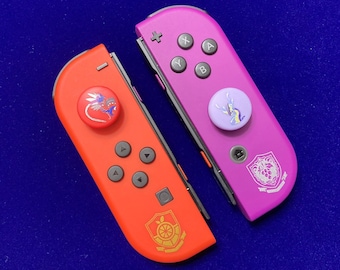 NUEVOS Joy-Cons personalizados de Pokémon Escarlata y Violeta para Nintendo Switch