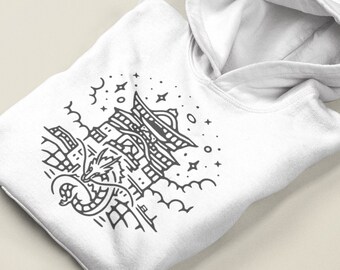 Bluza z kapturem unisex inspirowana Spirited Away