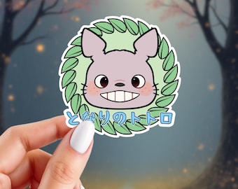 Sleeping Giant Sticker | Anime Inspired Sticker | Glossy Vinyl Sticker | 3" x 3" Sticker