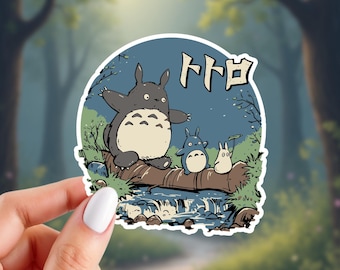 Sleeping Giant Sticker | Anime Inspired Sticker | Glossy Vinyl Sticker | 3" x 3" Sticker