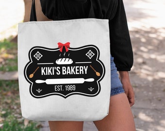 Kiki's Delivery Service-inspirerad Kiki's Bakery Premium-tygväska