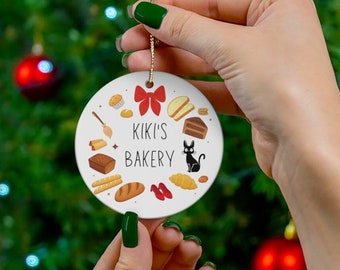 Kikis Lieferservice inspiriert Kikis Bäckerei Keramik Urlaub Ornament