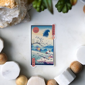 Mononoke Sticker | Anime Inspired Sticker | Glossy Vinyl Sticker | 3.5&quot; x 2&quot; Sticker
