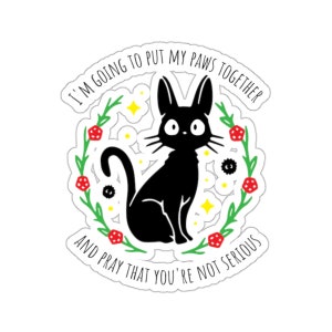 Kikis Lieferservice Jiji inspirierte Aufkleber