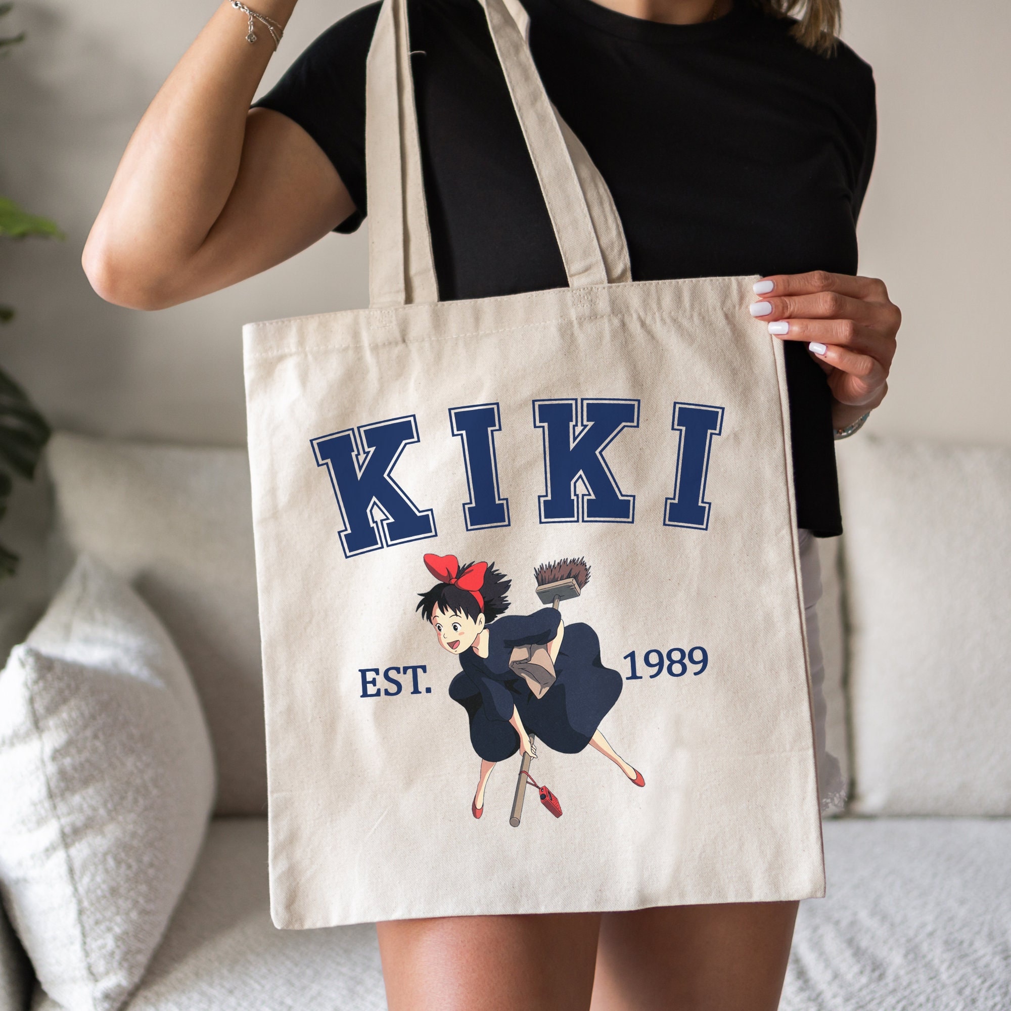 SKATER Studio Ghibli Kiki's Delivery Service Black Cat Die Cut Bag  Lunch Bag Bento Bag Small Purse 