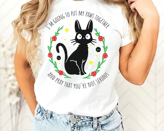 Servicio de entrega de Kiki Jiji inspiró camiseta de algodón para mujer