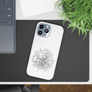 Howl&#39;s Moving Castle Inspired &quot;A Heart Is A Heavy Burden&quot; Phone Case