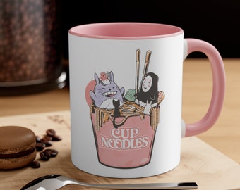 Studio Ghibli Inspired Noodles Coffee Mug, 11oz