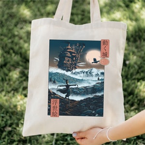 Spirited Away Inspired Cotton Canvas Tote Bag - Etsy