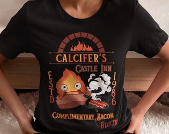 Calcifer's Castle Inn Unisex Short Sleeve T-Shirt | Howl's Castle Shirt