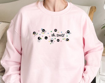Sudadera inspirada en El viaje de Chihiro ¡Ah, hollín!