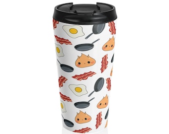 Howl's Moving Castle Inspired Stainless Steel 15 oz Travel Mug