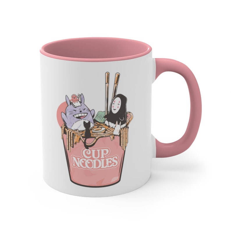 Studio Ghibli Inspired Noodles Coffee Mug, 11oz image 2
