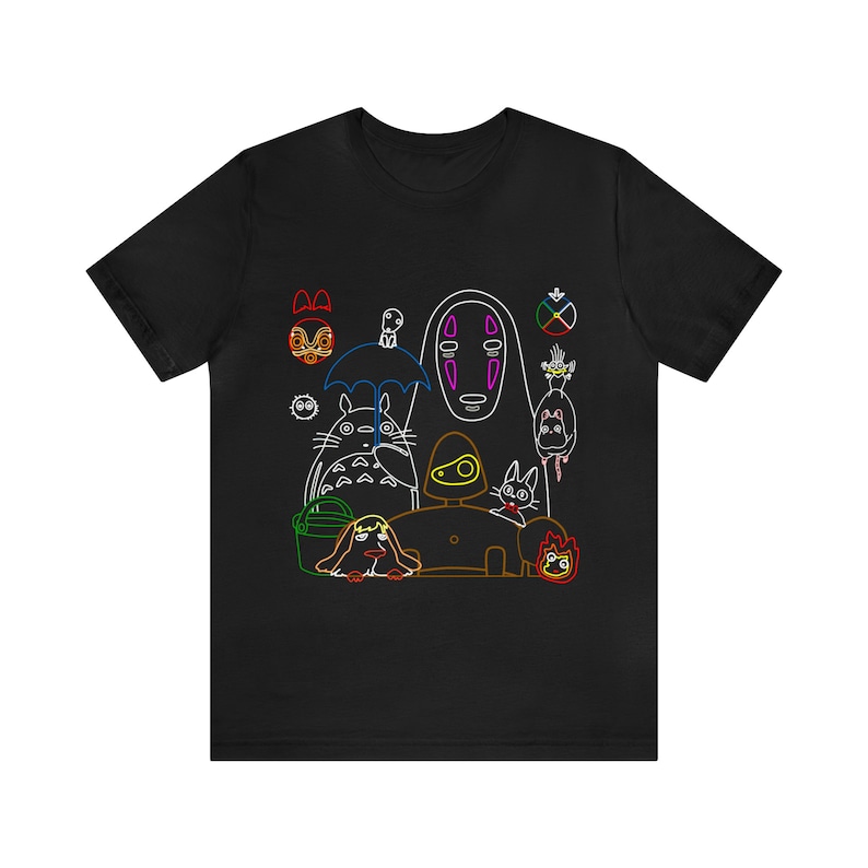 Ghibli Characters Inspired Unisex T-shirt image 4